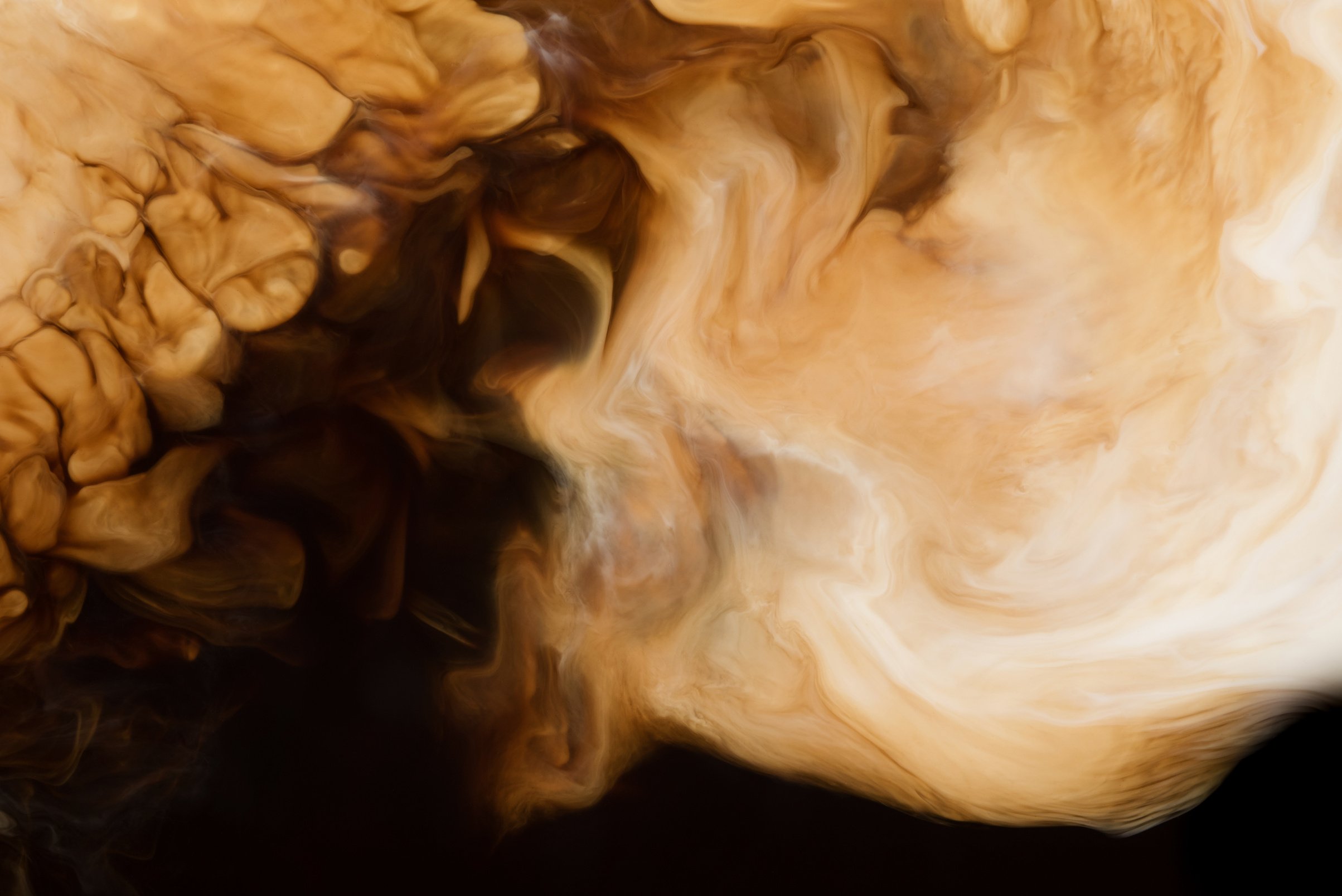 Pouring coffee mix milk texture background